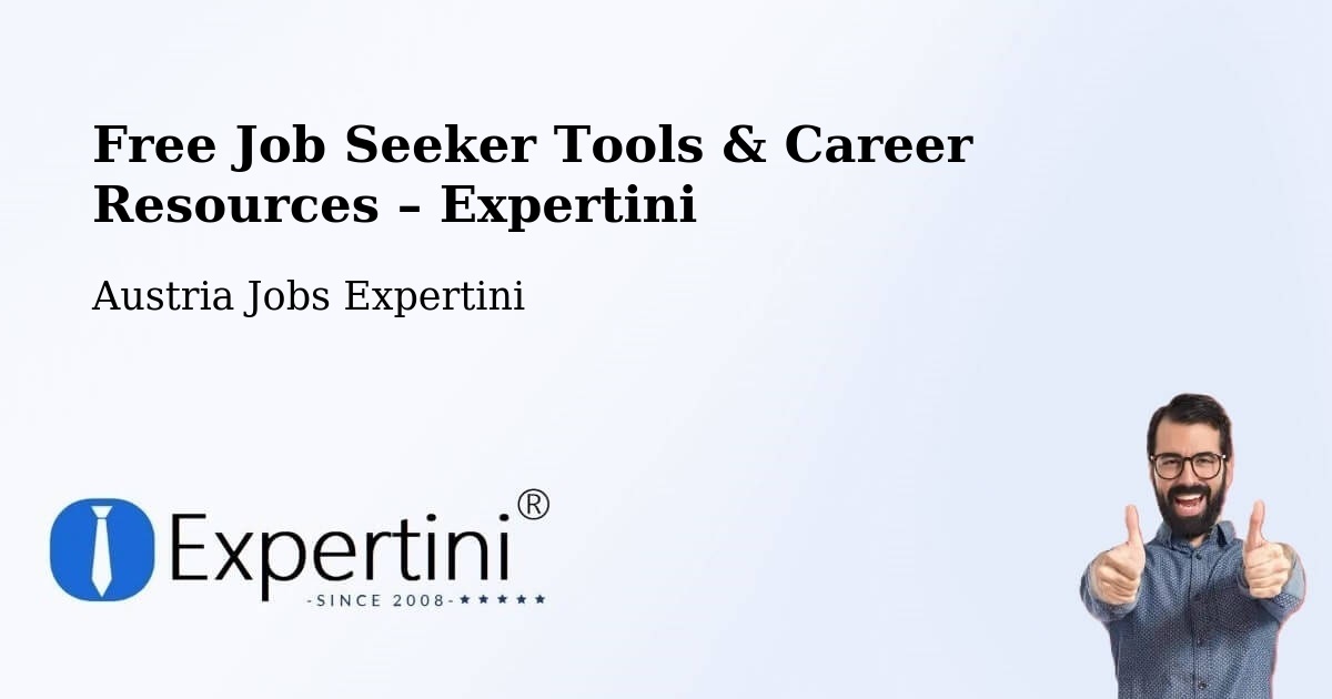 Free Job Seeker Tools & Career Resources – Floridsdorf - Floridsdorf, Austria Jobs Expertini